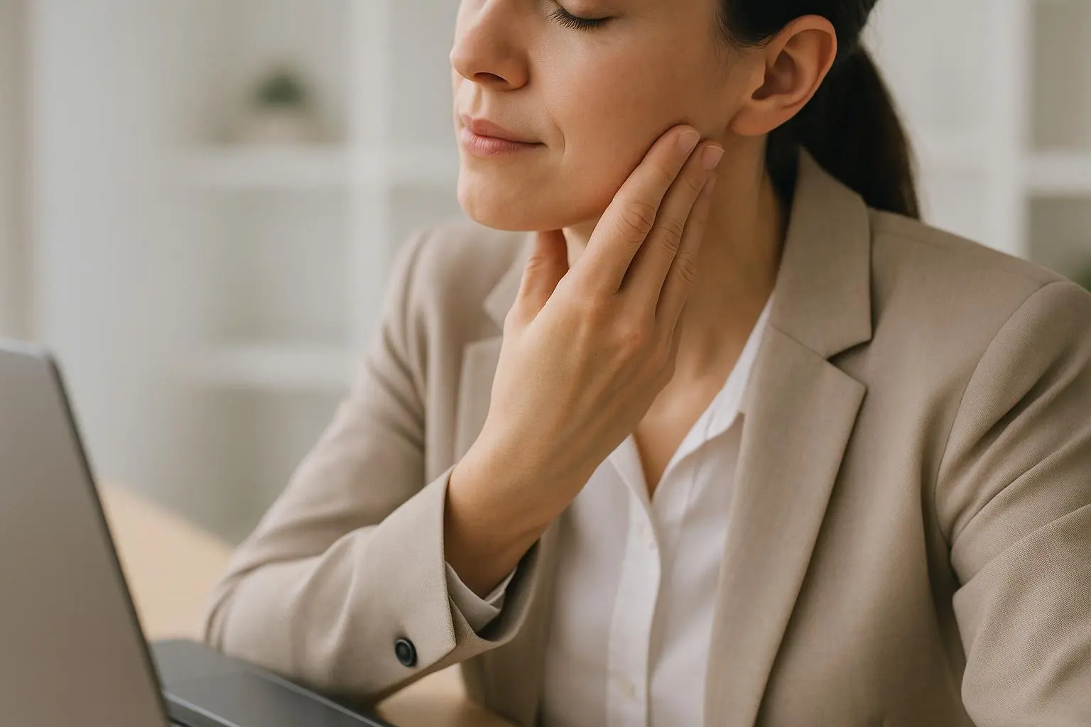 Desk‑Discreet TMJ First‑Aid: 4 Quick Steps